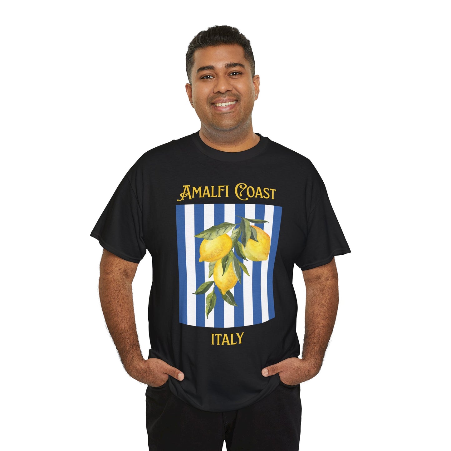 Unisex Amalfi Coast T-Shirt – Casual Coastal Graphic Tee - Wolf Aura Co