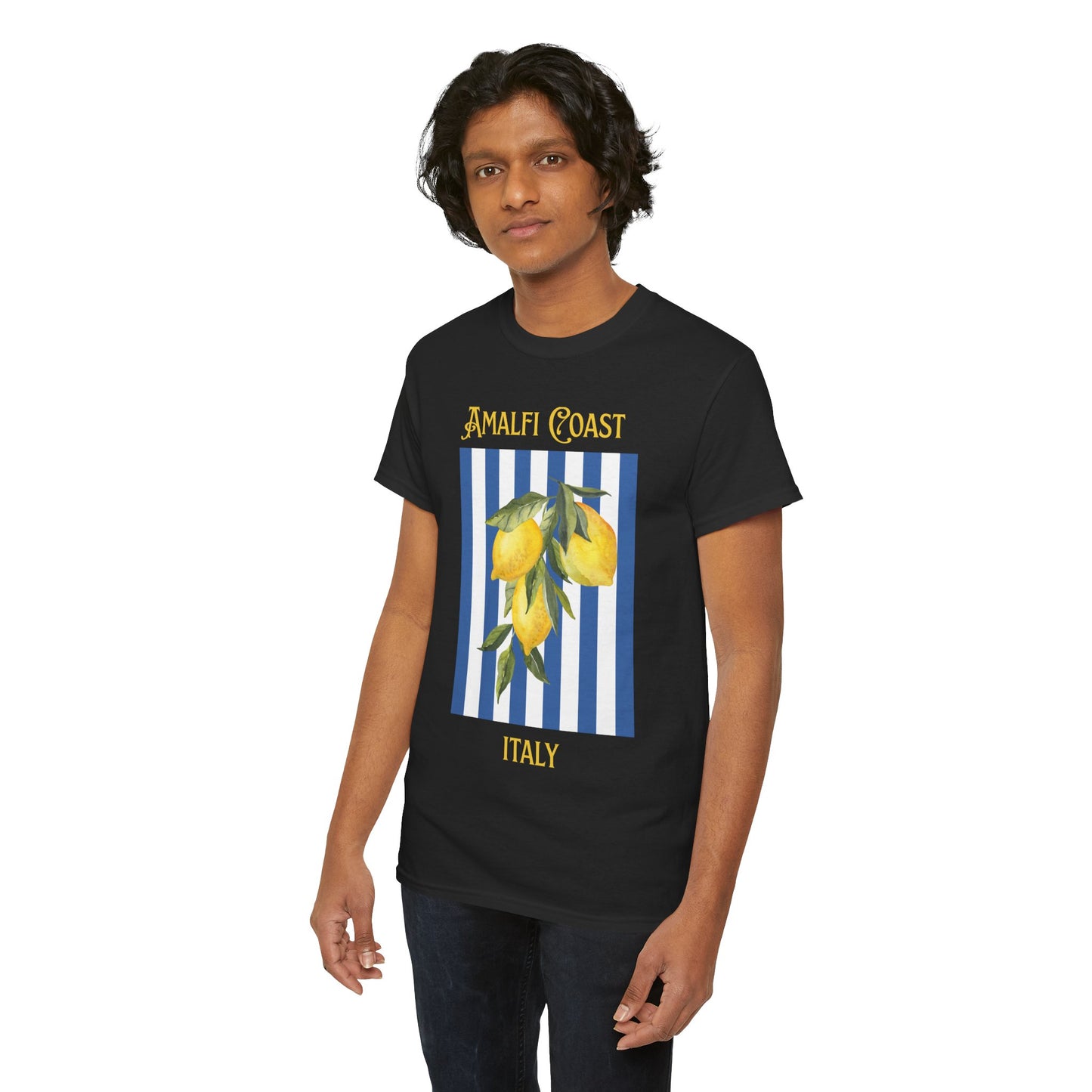 Unisex Amalfi Coast T-Shirt – Casual Coastal Graphic Tee - Wolf Aura Co