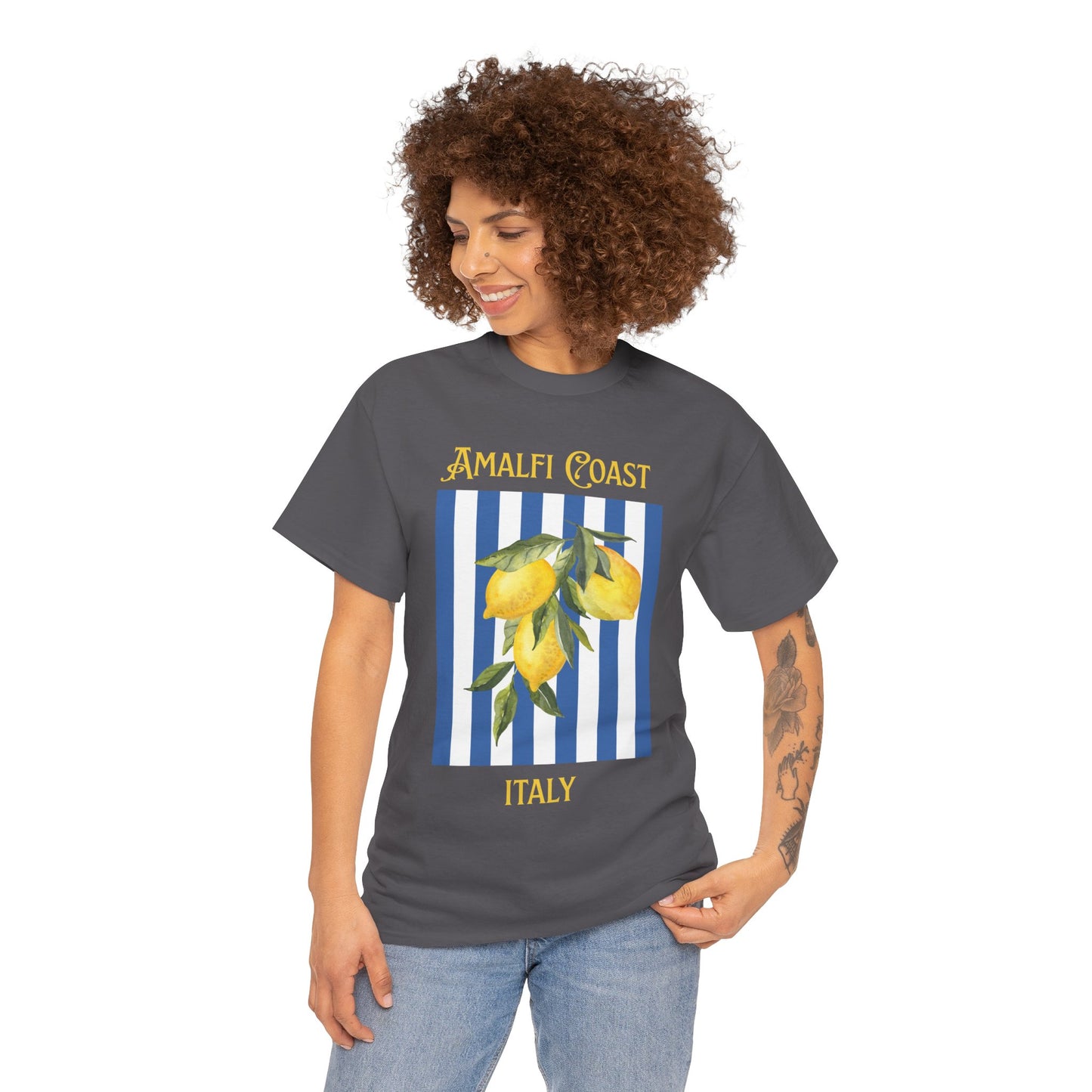 Amalfi Coast Print Tee