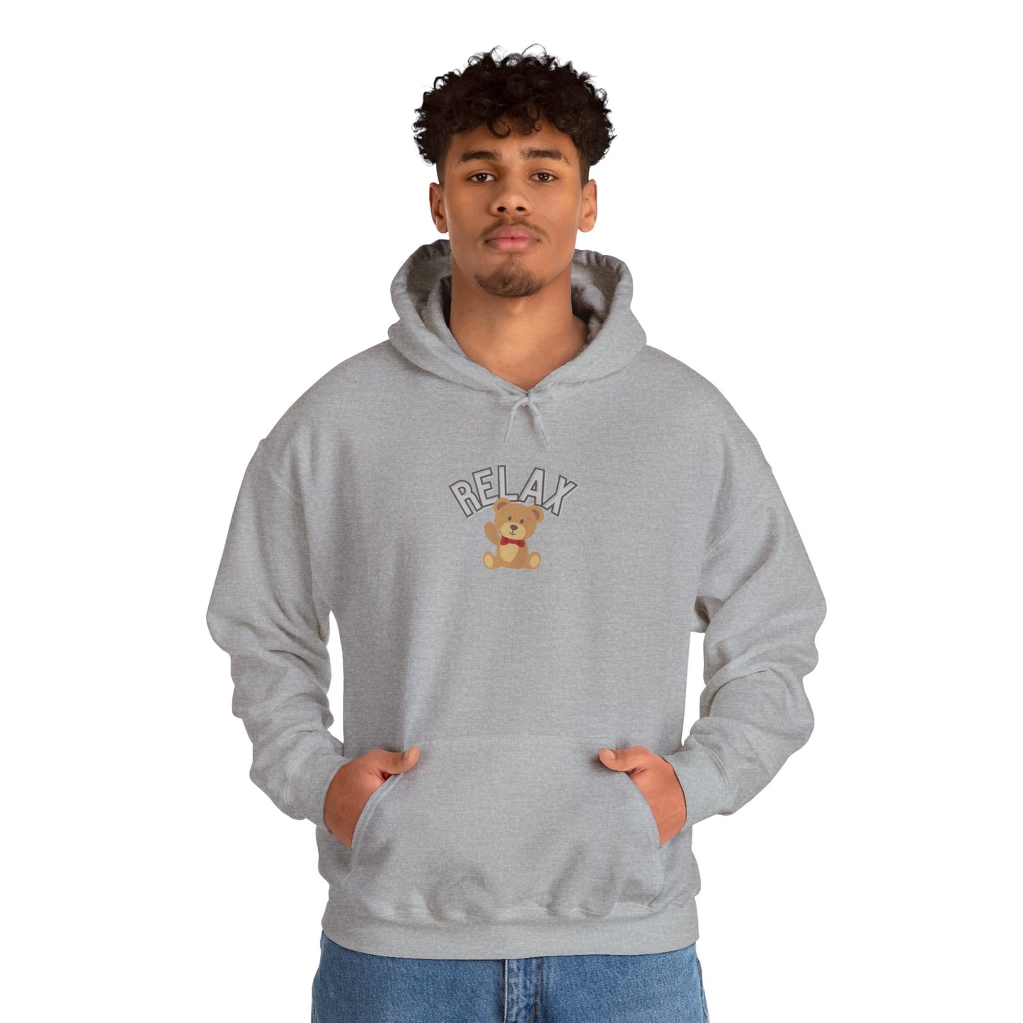 Teddy Bear Graphic Hoodie – Relaxation Sweatshirt for Men & Women - Wolf Aura Co