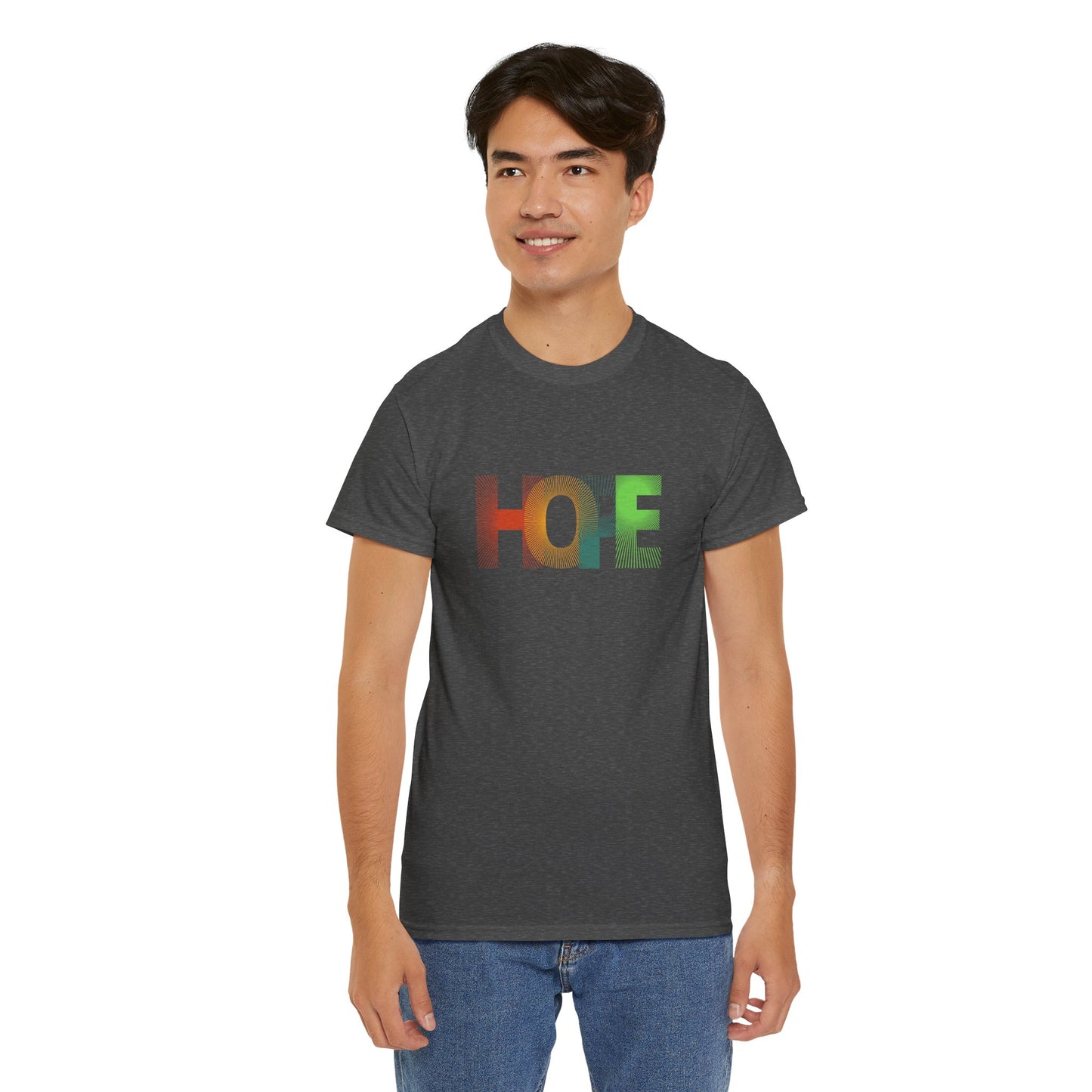 Unisex Hope Graphic Tee – Motivational Casual Wear - Wolf Aura Co
