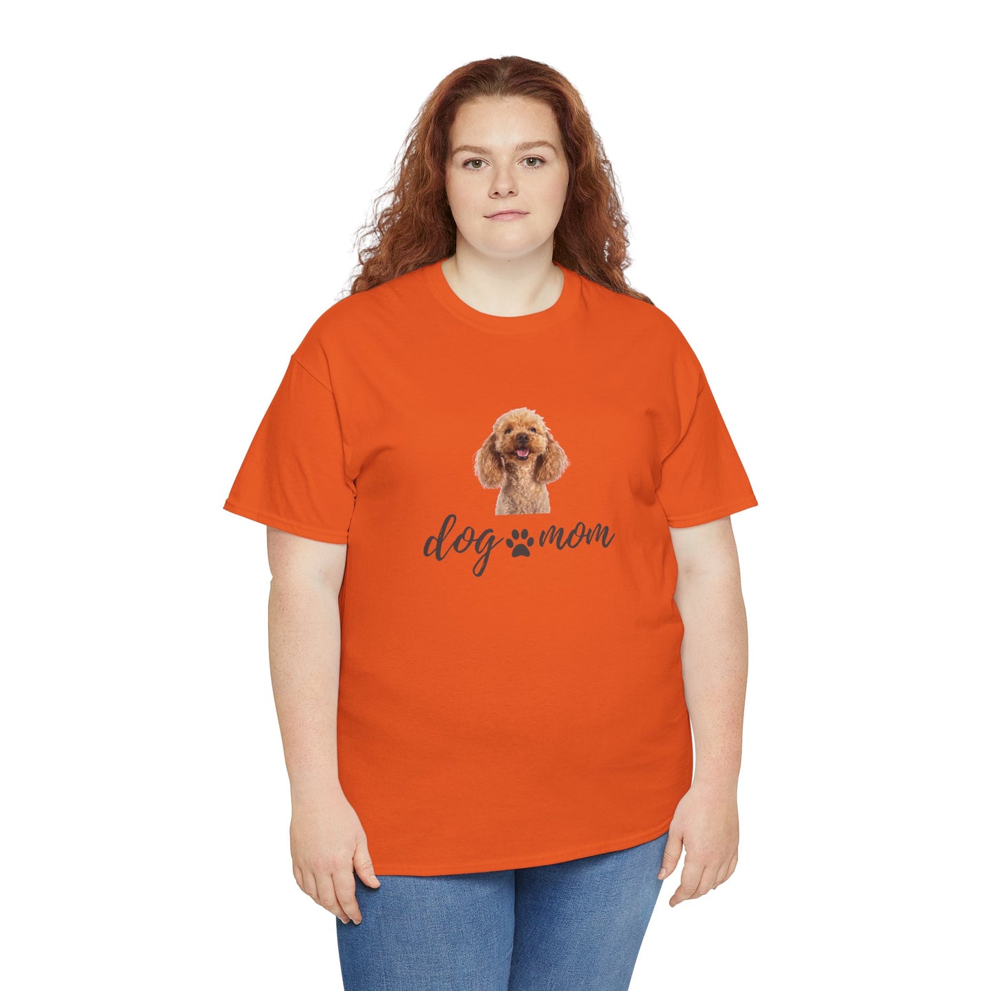 Dog Print Cotton T-Shirt – Cute Casual Tee for Dog Moms | Gift for Dog Lovers, Everyday Comfort, Pet Parent Apparel - Wolf Aura Co