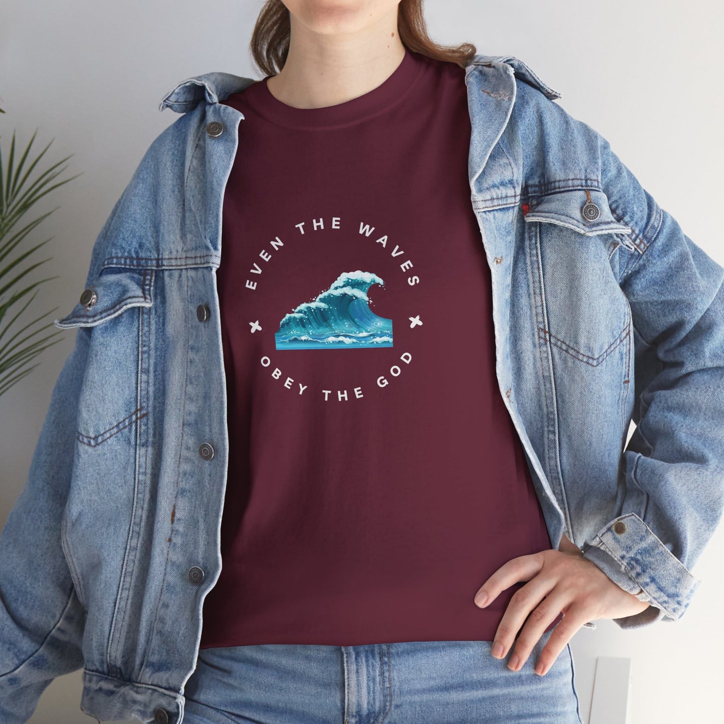 Wave Unisex Tee – Casual Cotton T-Shirt for Everyday Comfort - Wolf Aura Co