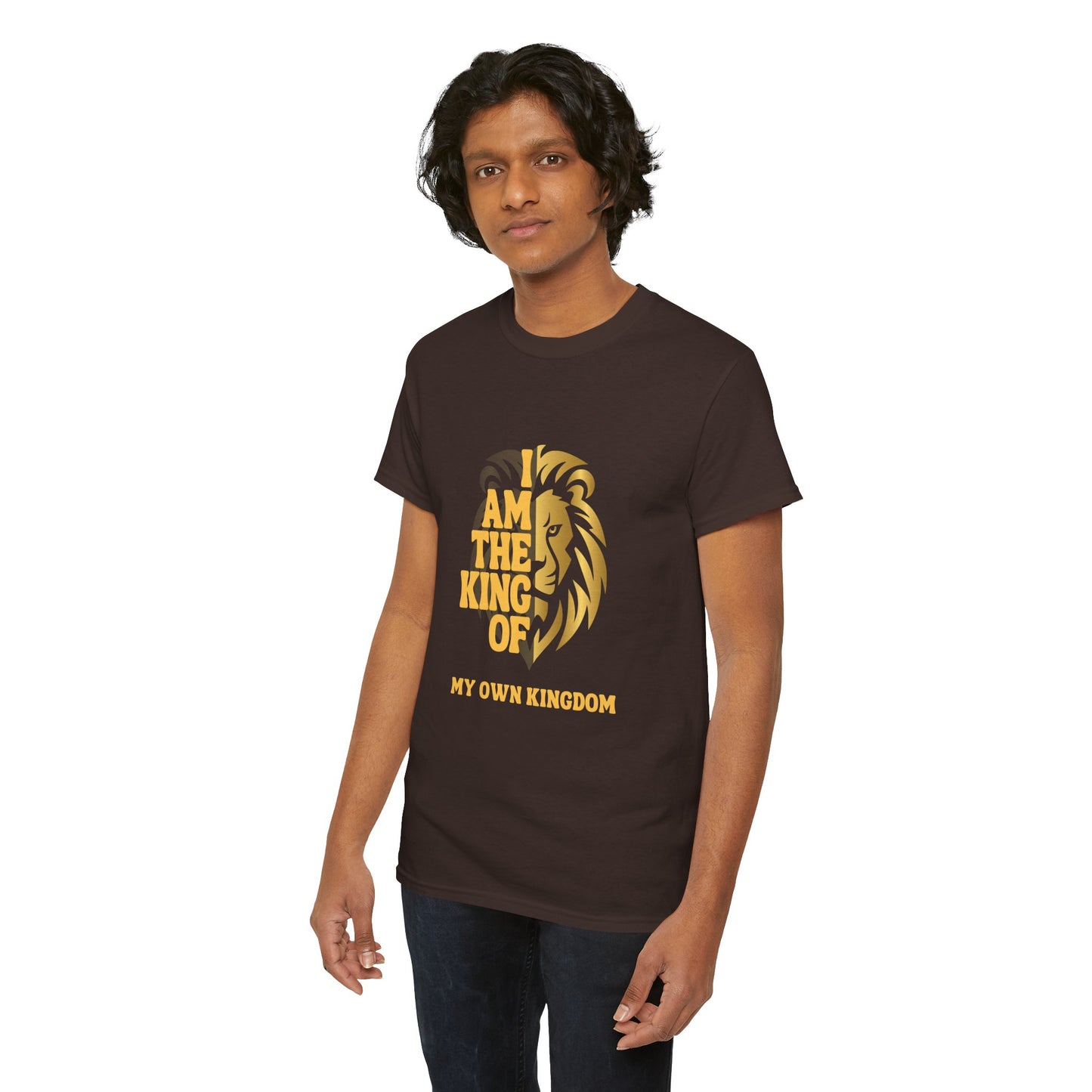 Lion Print Cotton T-Shirt – Fierce Graphic Tee, Casual Everyday Wear, Animal Lover Gift - Wolf Aura Co