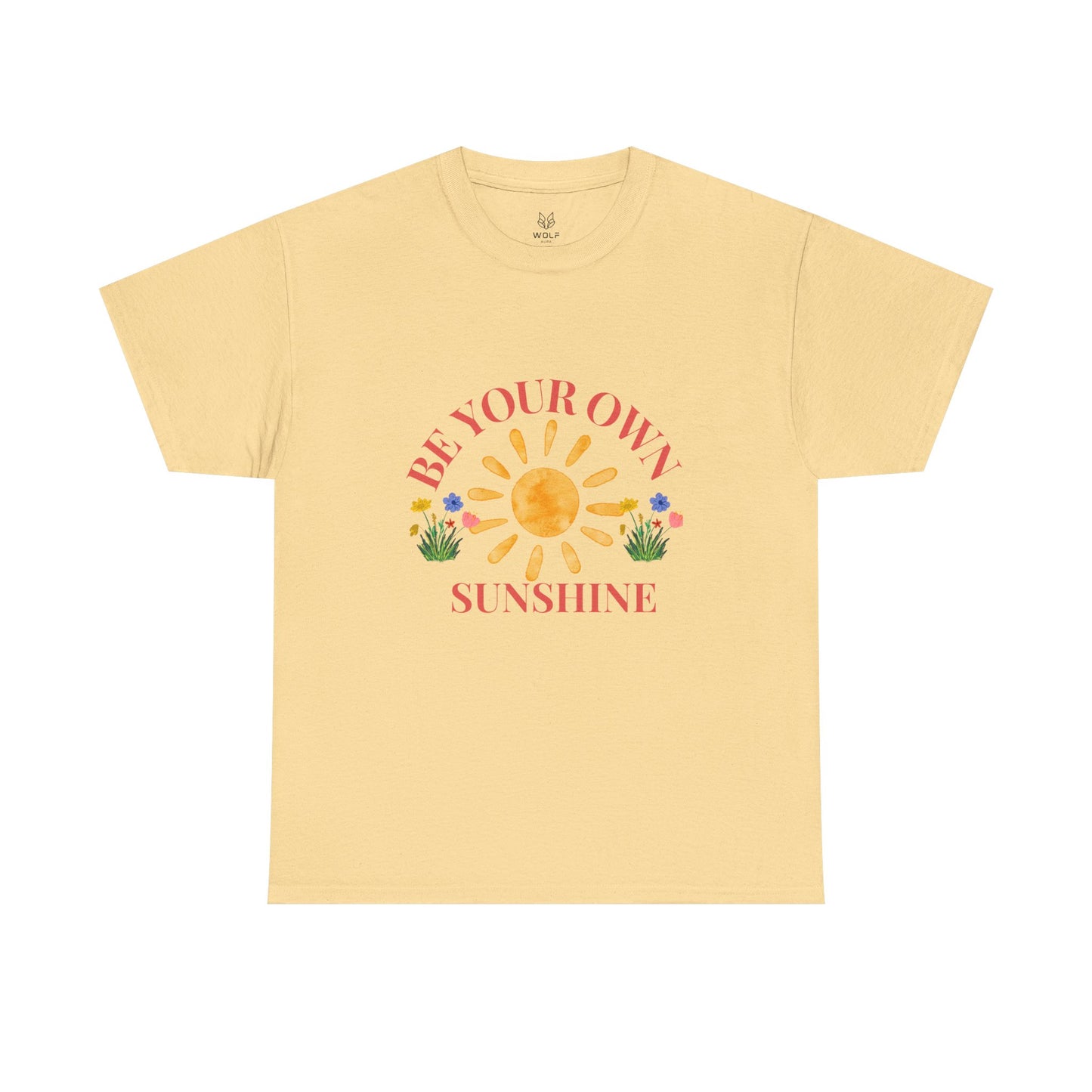 Be Your Own Sunshine Unisex Cotton Tee – Casual Daily Wear