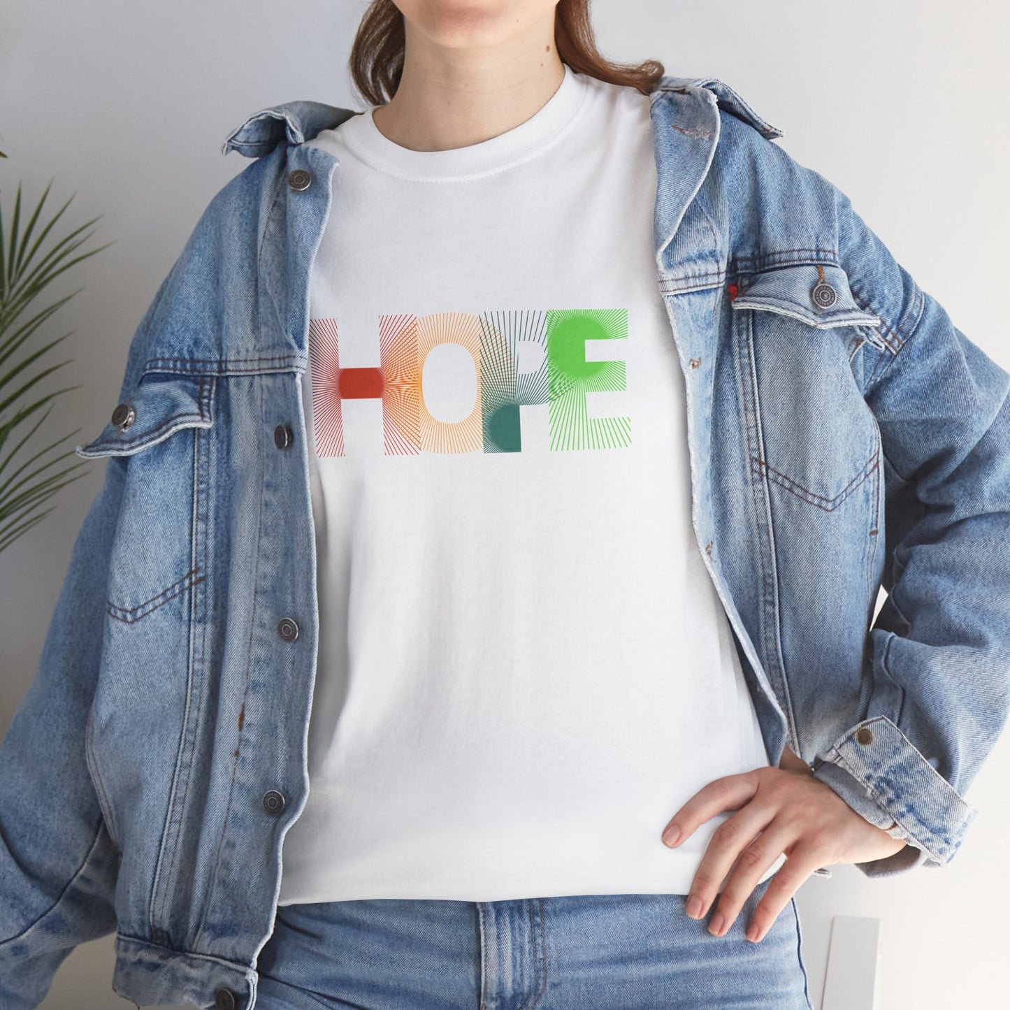 Unisex Hope Graphic Tee – Motivational Casual Wear - Wolf Aura Co