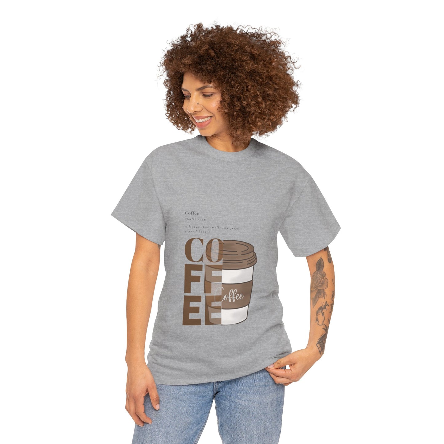 Fresh Brew Vibes Unisex Cotton Tee – Casual Coffee Lover’s T-Shirt