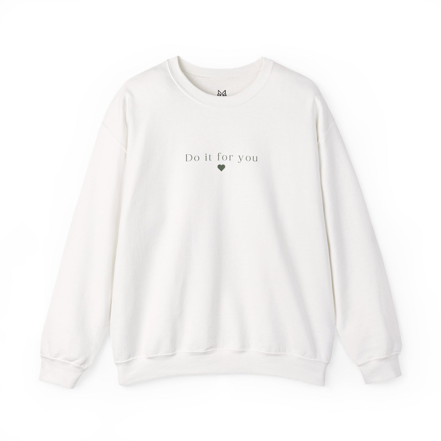 Cozy Affirmation Crewneck Sweatshirt – Do It For You - Wolf Aura Co