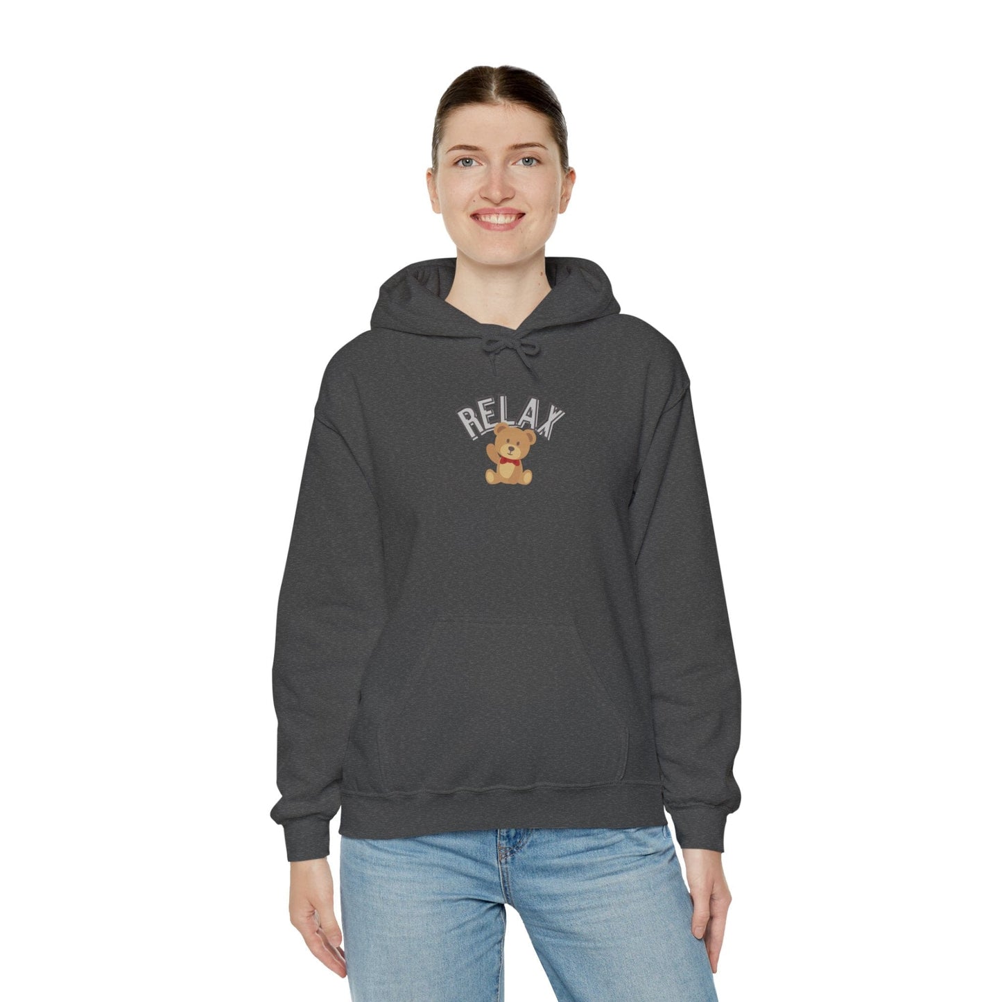 Teddy Bear Graphic Hoodie – Relaxation Sweatshirt for Men & Women - Wolf Aura Co