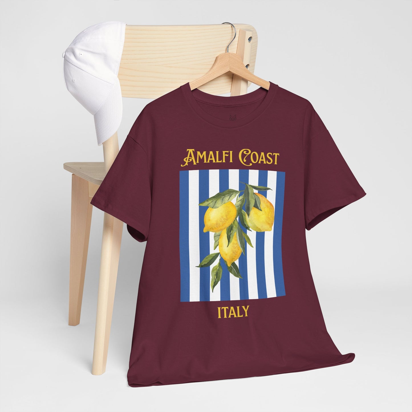 Unisex Amalfi Coast T-Shirt – Casual Coastal Graphic Tee - Wolf Aura Co