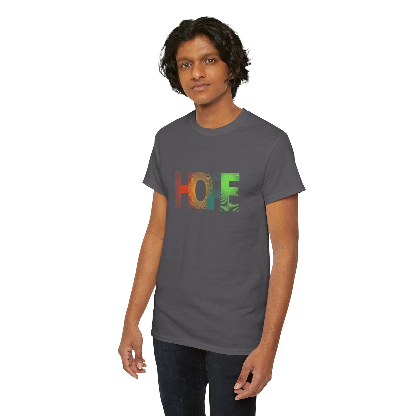 Unisex Hope Graphic Tee – Motivational Casual Wear - Wolf Aura Co