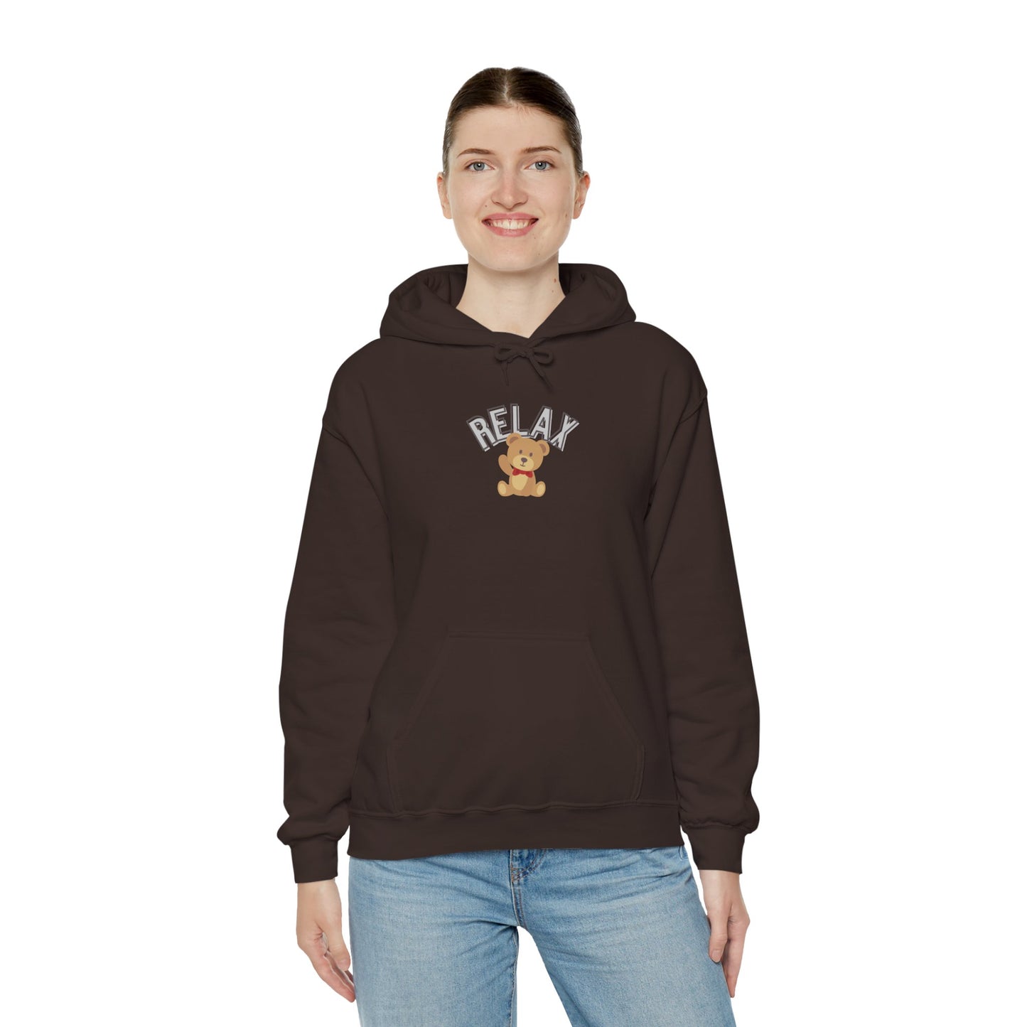 Teddy Bear Graphic Hoodie – Relaxation Sweatshirt for Men & Women - Wolf Aura Co