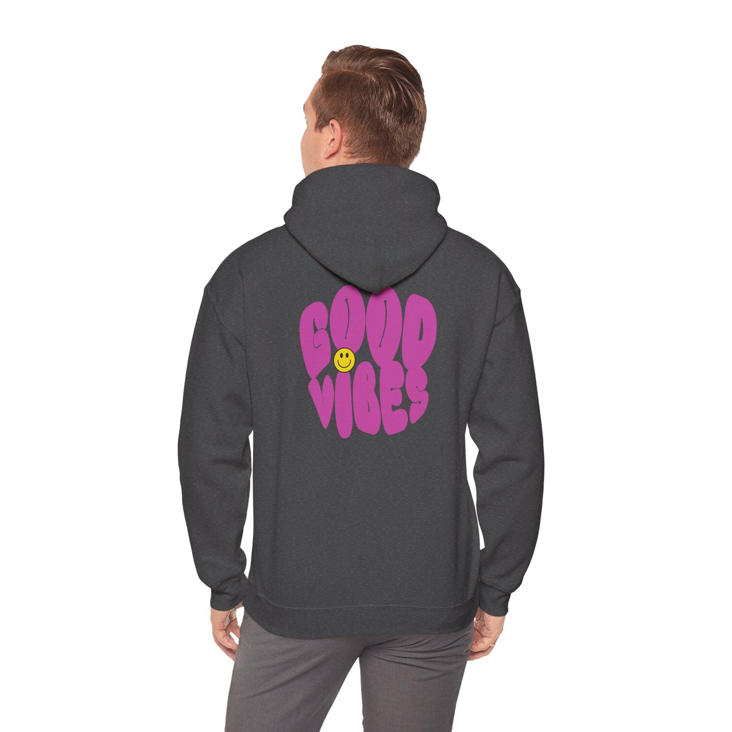 Good Vibes Unisex Hoodie - Cozy Sweatshirt, Casual Wear, Perfect Gift, Everyday Comfort, Trendy Fashion - Wolf Aura Co