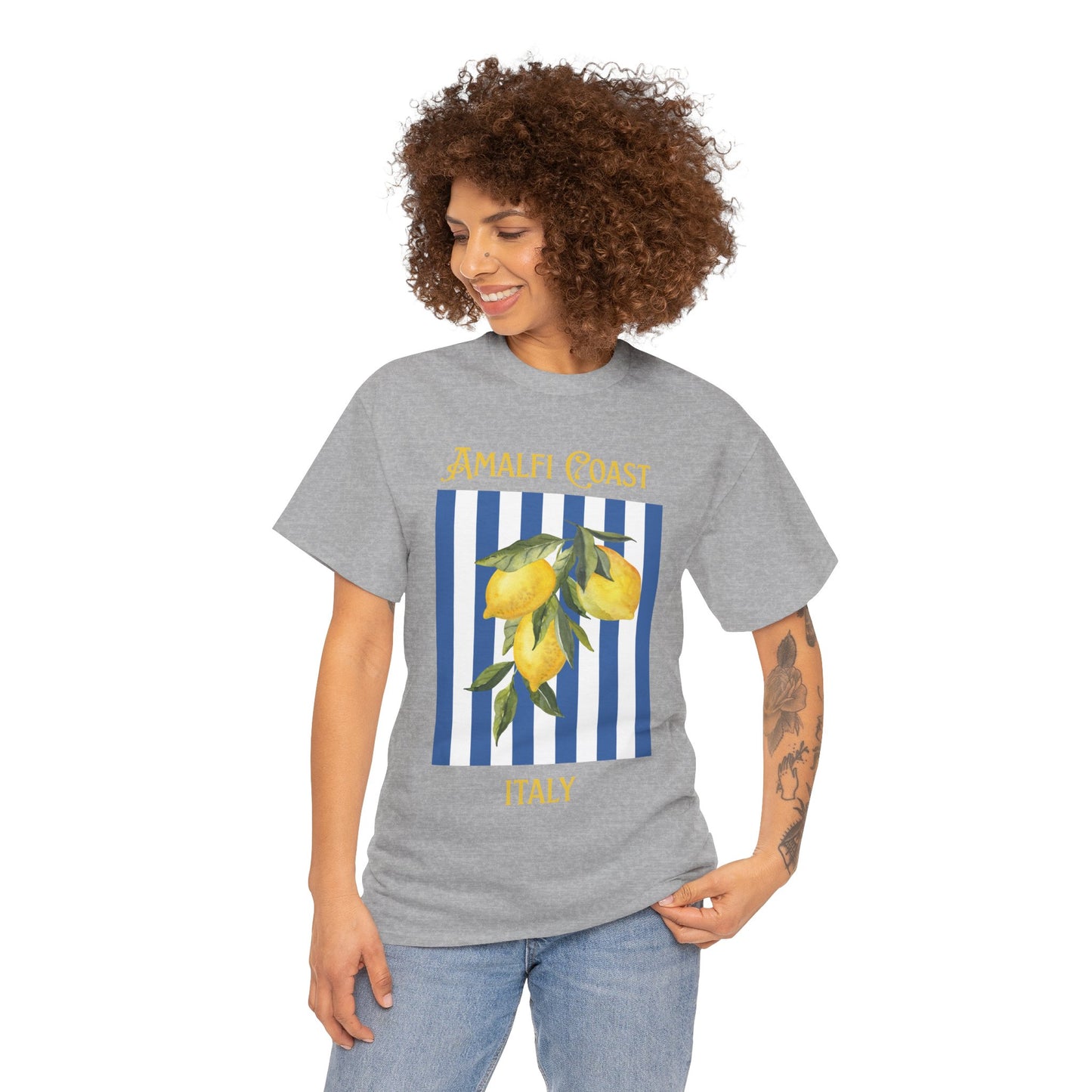 Amalfi Coast Print Tee