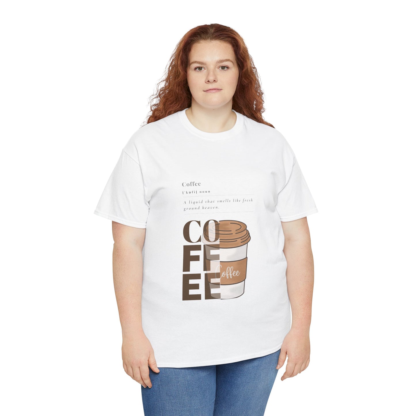 Fresh Brew Vibes Cotton T-Shirt – Casual Coffee Lovers Graphic Tee, Everyday Comfort, Barista Gift - Wolf Aura Co