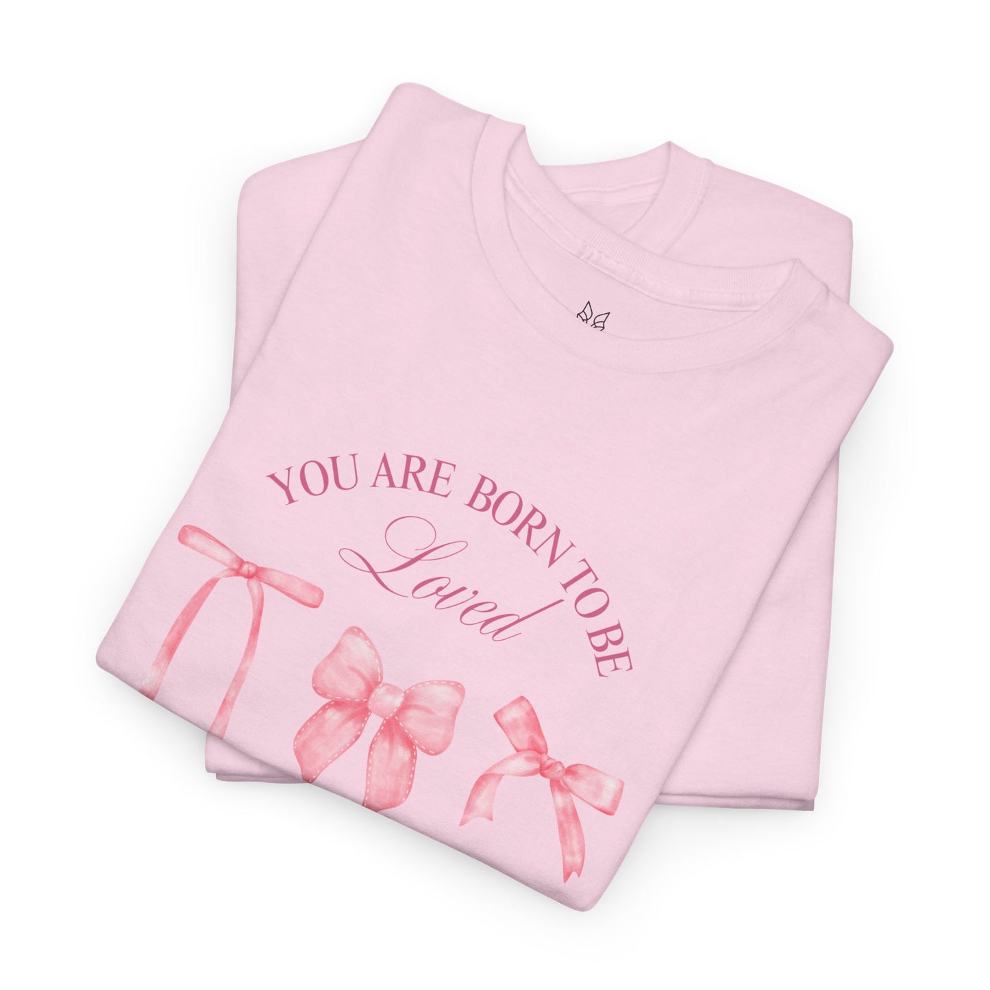 Cute Bow Cotton T-Shirt – Casual Graphic Tee, Everyday Comfort, Gift for Her - Wolf Aura Co
