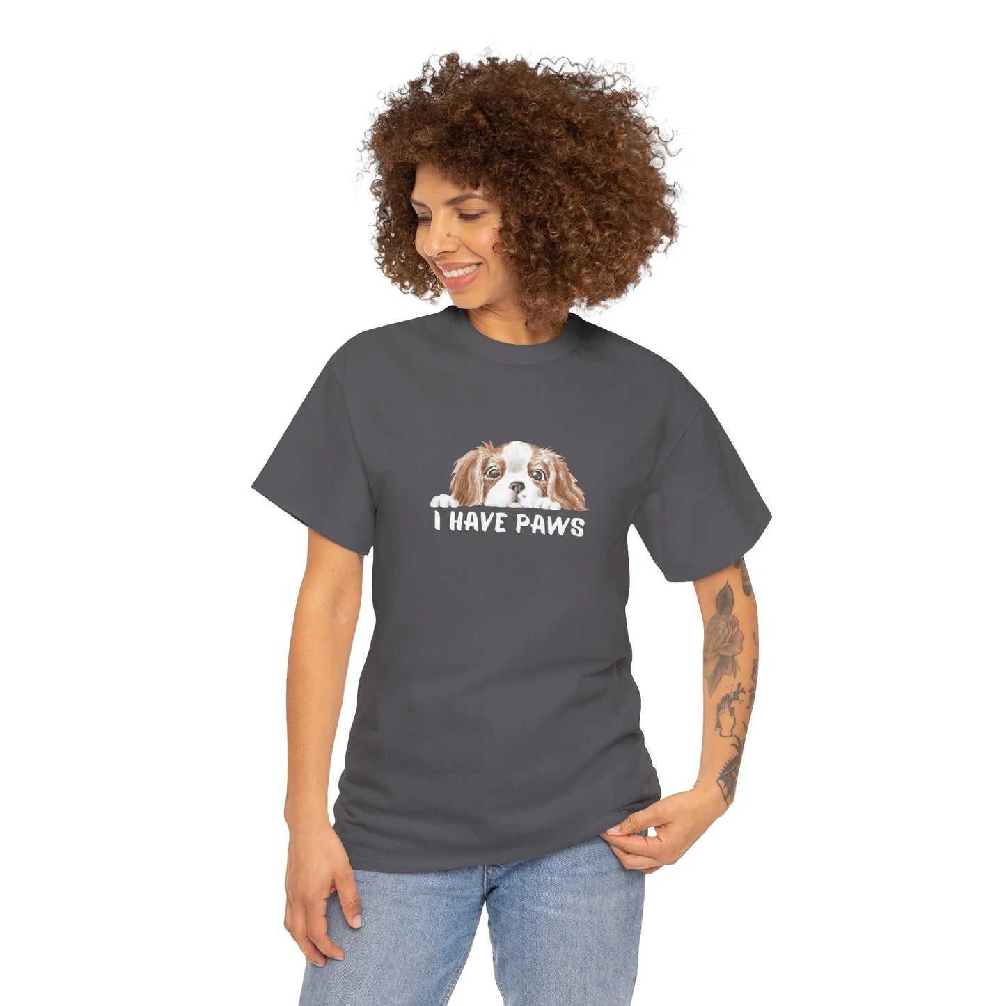 Dog Lover's Unisex Tee - I Have Paws - Wolf Aura Co