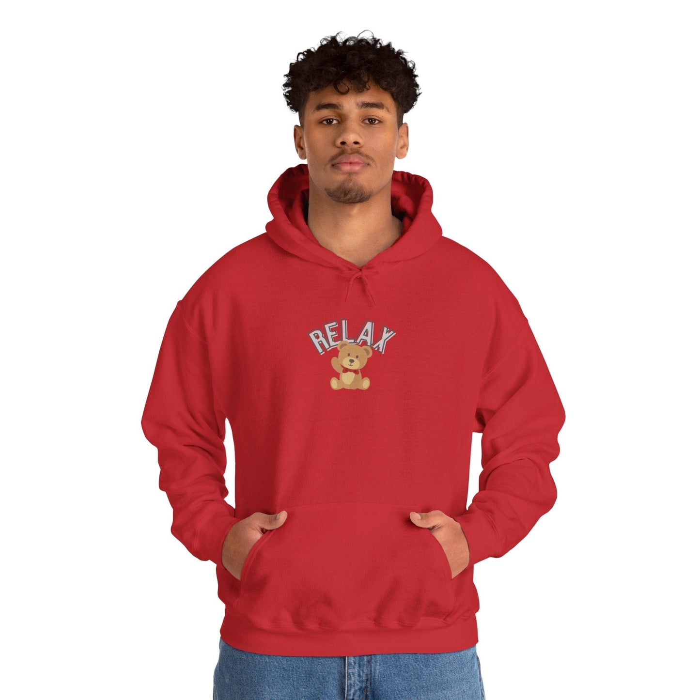 Teddy Bear Graphic Hoodie – Relaxation Sweatshirt for Men & Women - Wolf Aura Co