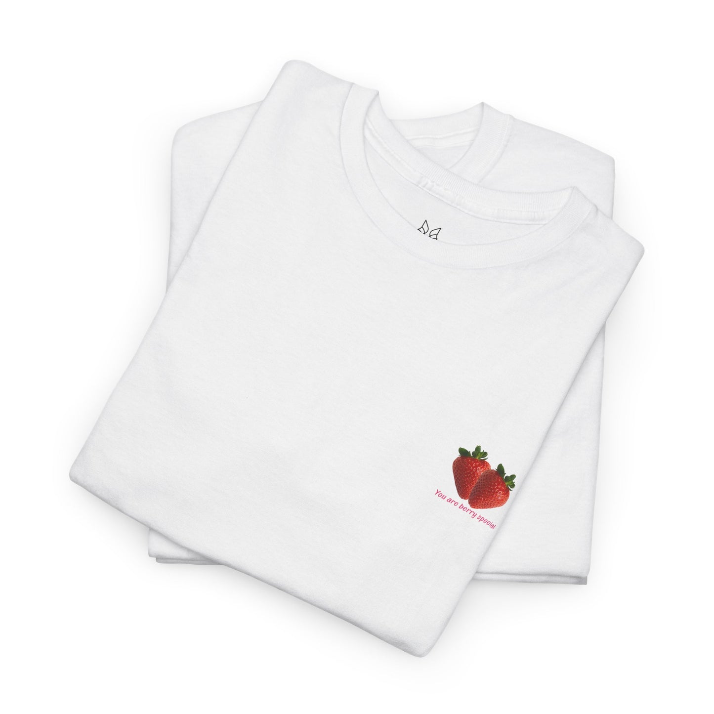 Strawberry Print Casual T-Shirt | Cute Graphic Tee, Everyday Comfort, Fruit-Inspired Fashion - Wolf Aura Co