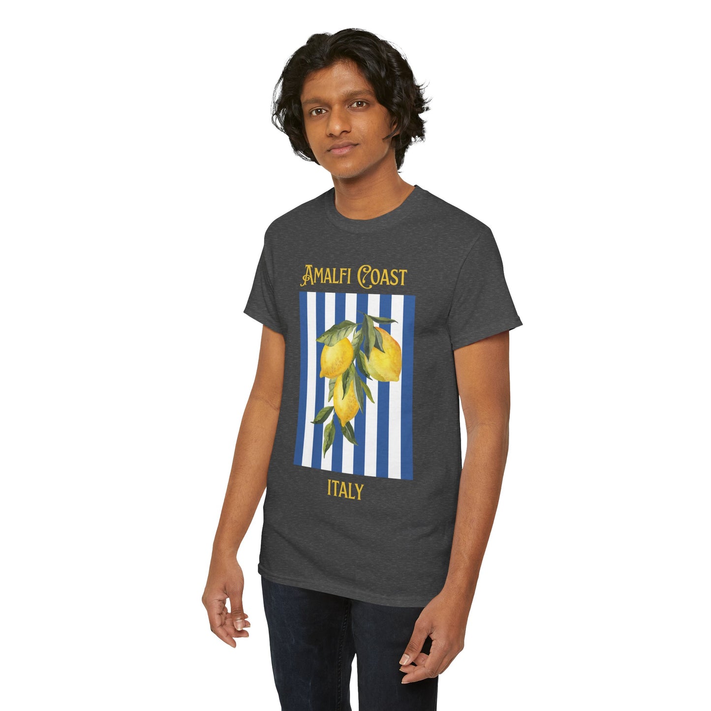 Unisex Amalfi Coast T-Shirt – Casual Coastal Graphic Tee - Wolf Aura Co
