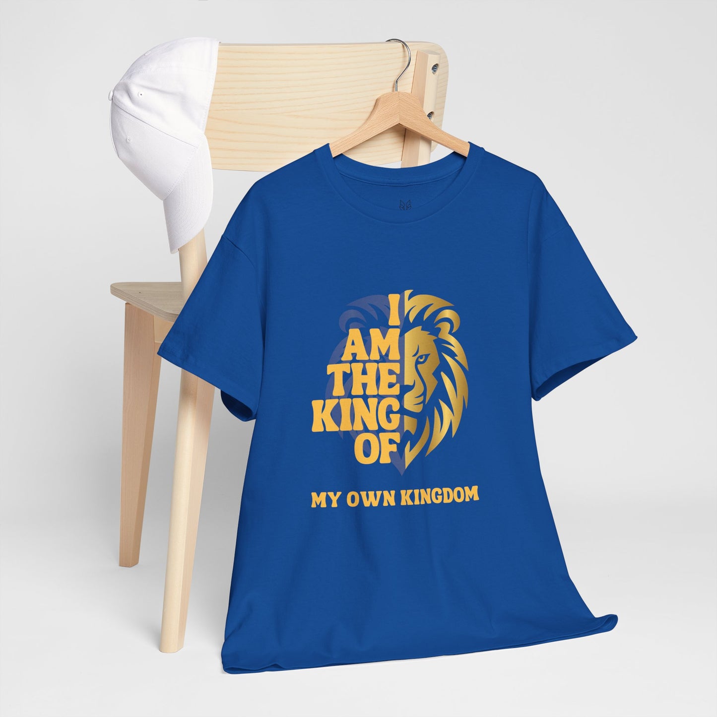 Lion Print Cotton T-Shirt – Fierce Graphic Tee, Casual Everyday Wear, Animal Lover Gift - Wolf Aura Co