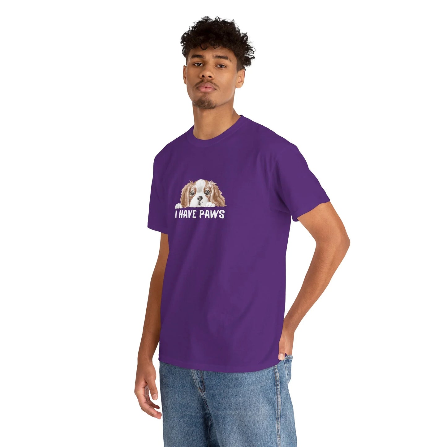 Dog Lover's Unisex Tee - I Have Paws - Wolf Aura Co