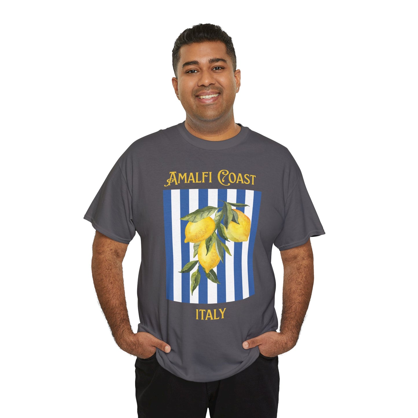 Unisex Amalfi Coast T-Shirt – Casual Coastal Graphic Tee - Wolf Aura Co