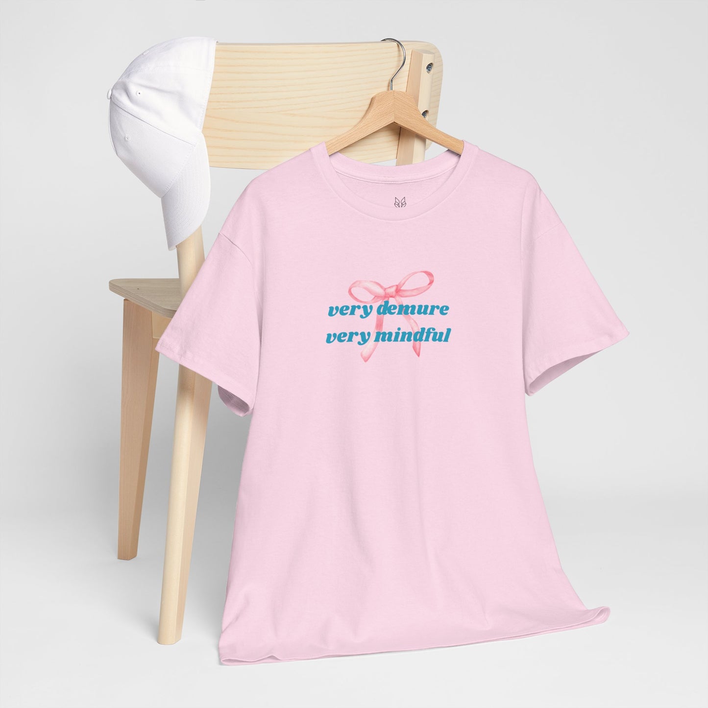 Very Demure, Very Mindful Print Tee – Cozy & Stylish - Wolf Aura Co