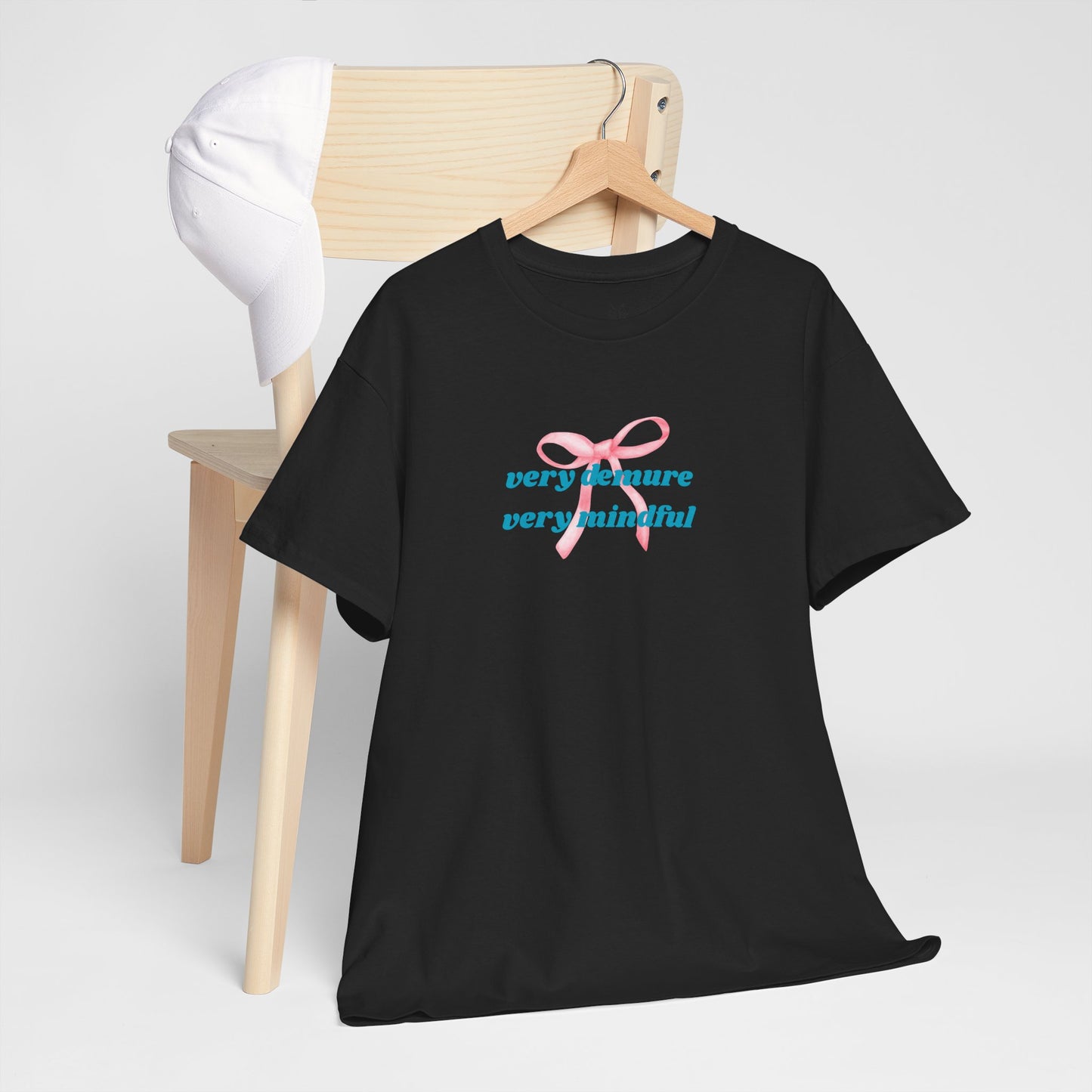 Very Demure, Very Mindful Print Tee – Cozy & Stylish - Wolf Aura Co