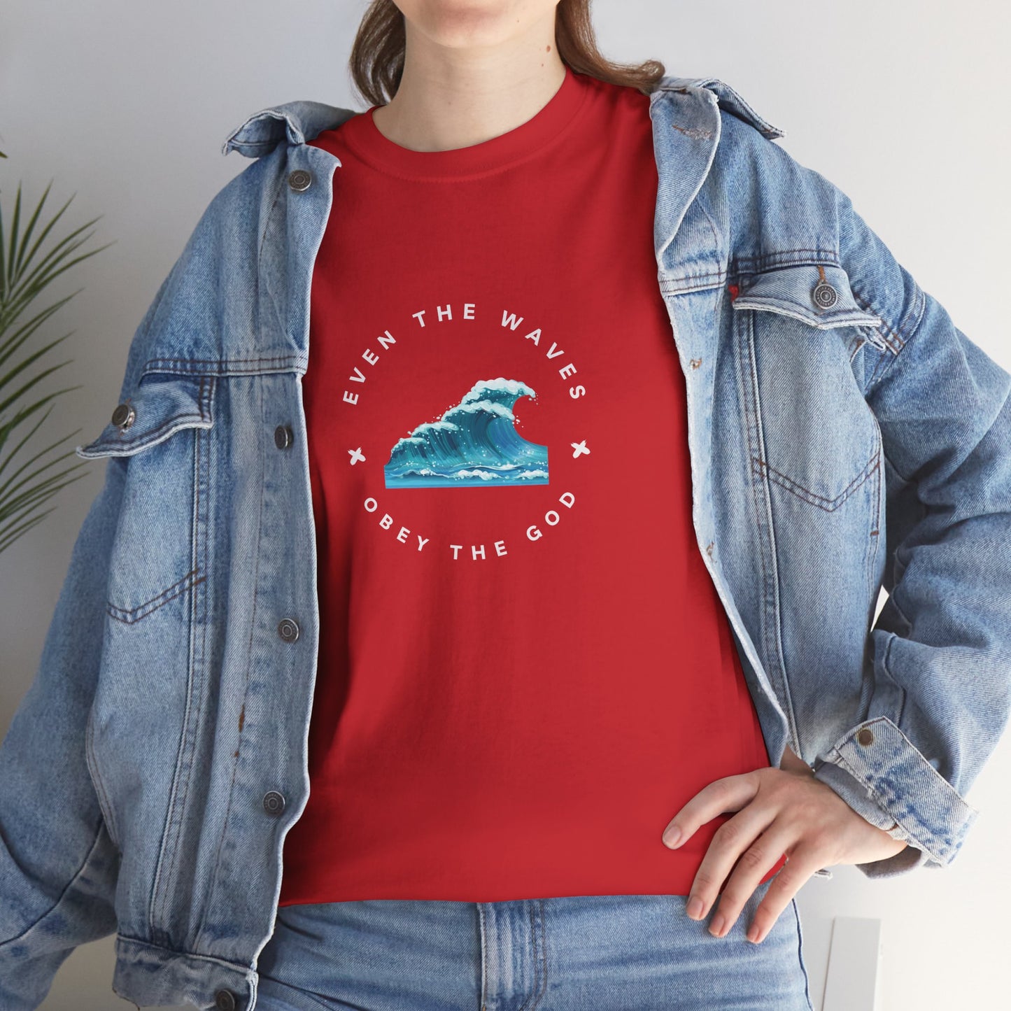 Wave Unisex Tee – Casual Cotton T-Shirt for Everyday Comfort - Wolf Aura Co