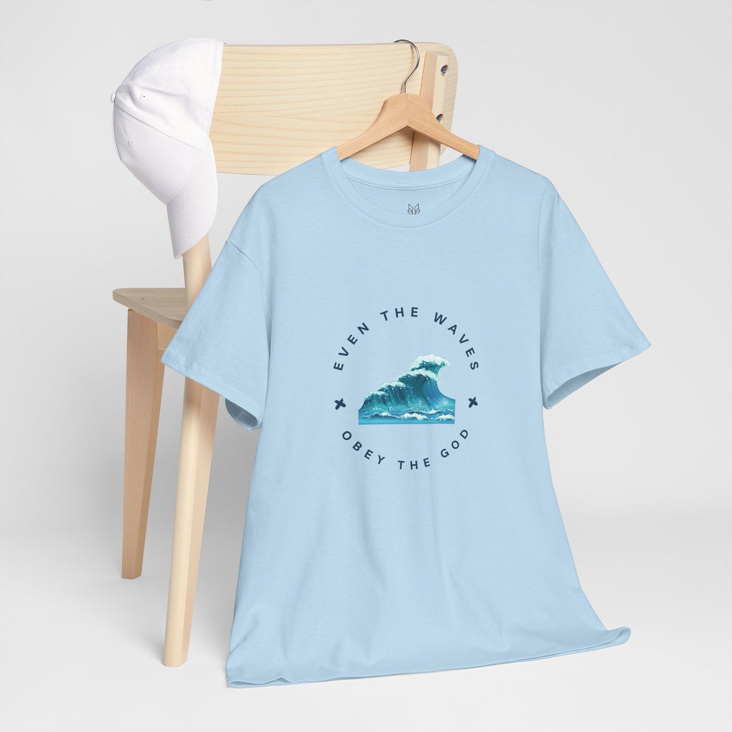 Wave Unisex Tee – Casual Cotton T-Shirt for Everyday Comfort - Wolf Aura Co