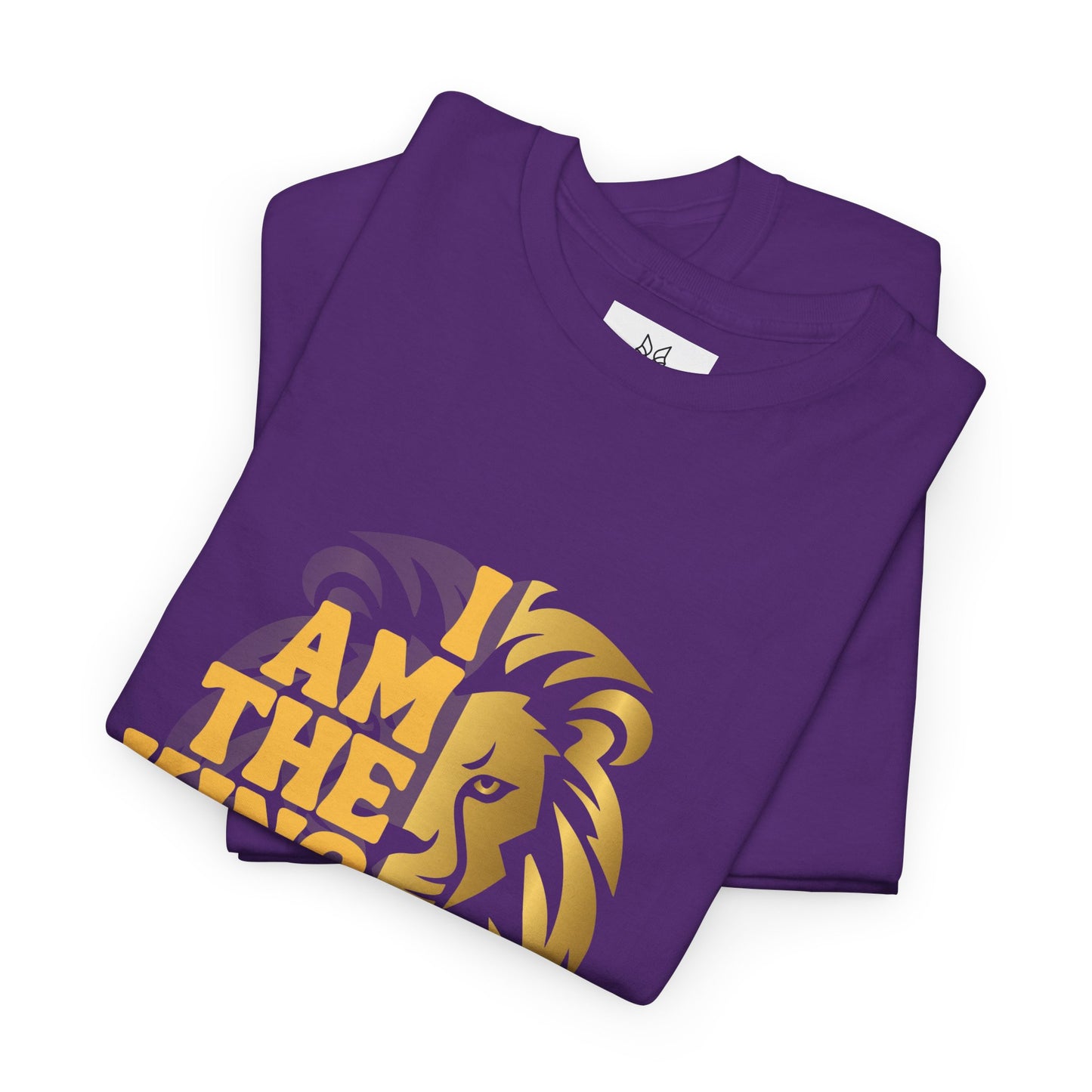 Lion Print Cotton T-Shirt – Fierce Graphic Tee, Casual Everyday Wear, Animal Lover Gift - Wolf Aura Co