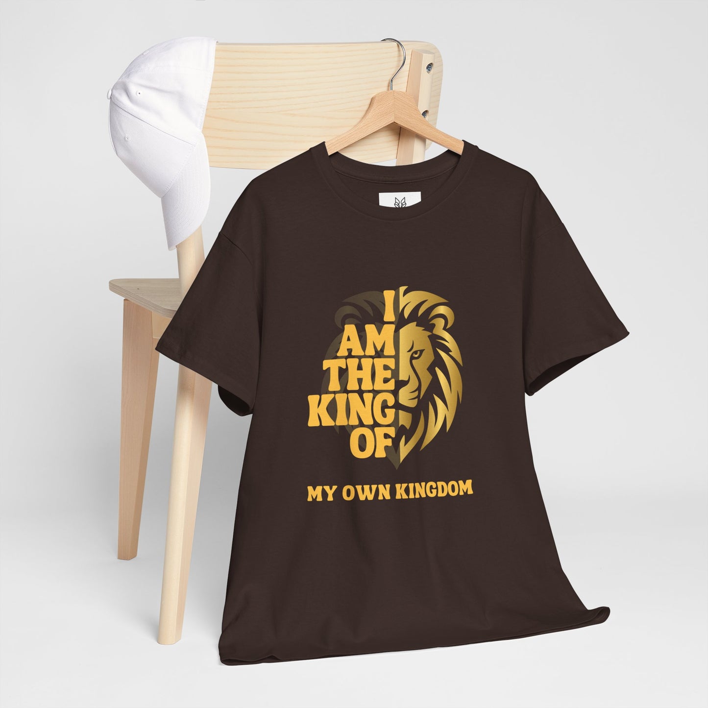 Lion Print Cotton T-Shirt – Fierce Graphic Tee, Casual Everyday Wear, Animal Lover Gift - Wolf Aura Co