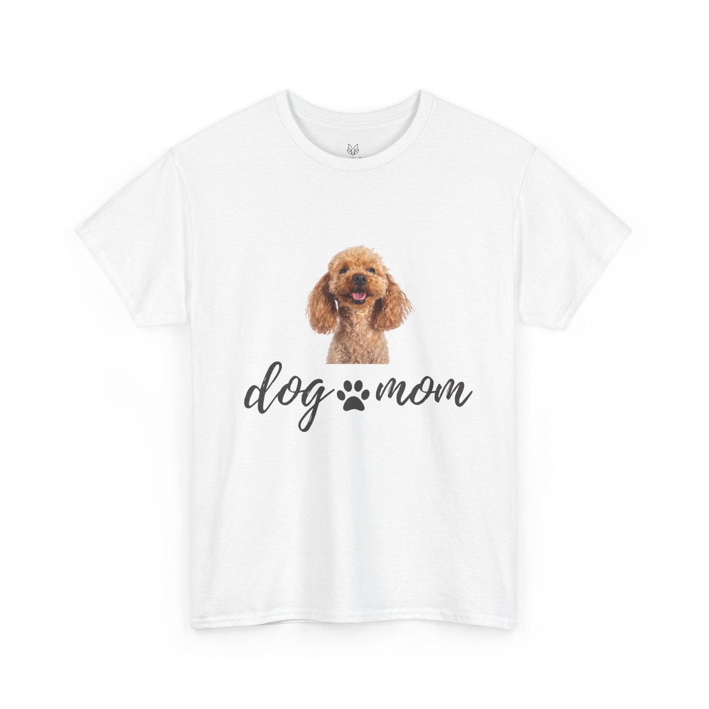 Dog Mom Cotton Tee – Casual &Comfy Gift for Pet Lovers | Wolf Aura