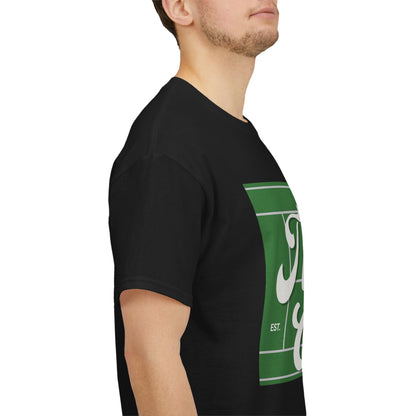 Tennis Print Tee – Unisex Cotton T-Shirt for Sports Lovers - Wolf Aura Co