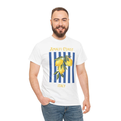 Unisex Amalfi Coast T-Shirt – Casual Coastal Graphic Tee - Wolf Aura Co