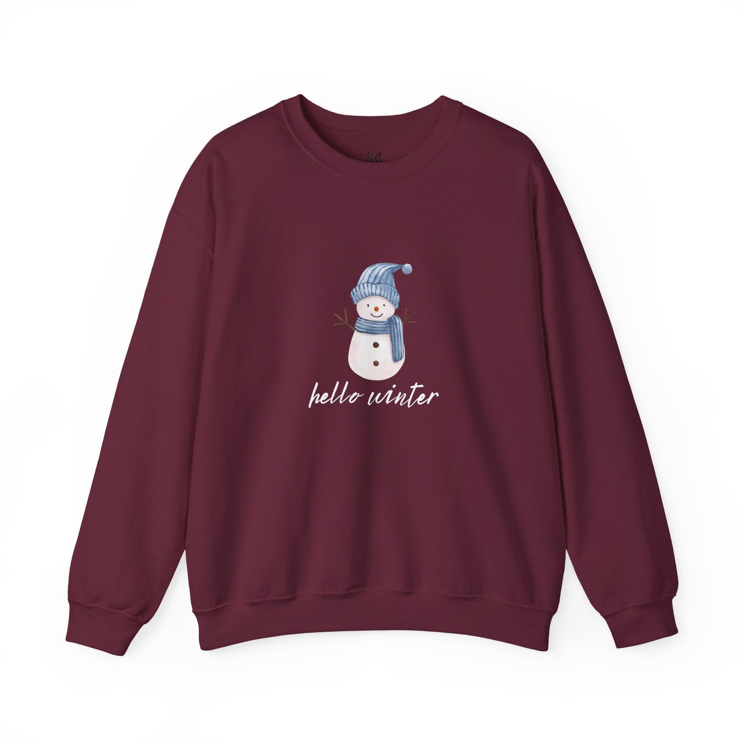 Let It Snow Sweatshirt – Cozy Winter Snowman Crewneck | Soft Cotton-Poly Winter Sweater