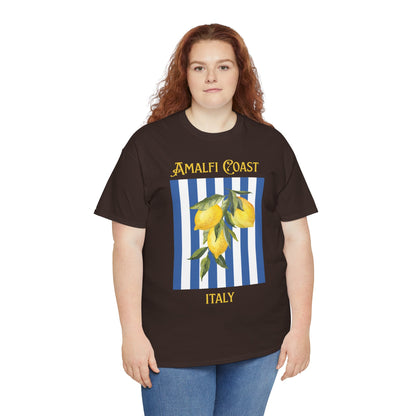 Unisex Amalfi Coast T-Shirt – Casual Coastal Graphic Tee - Wolf Aura Co