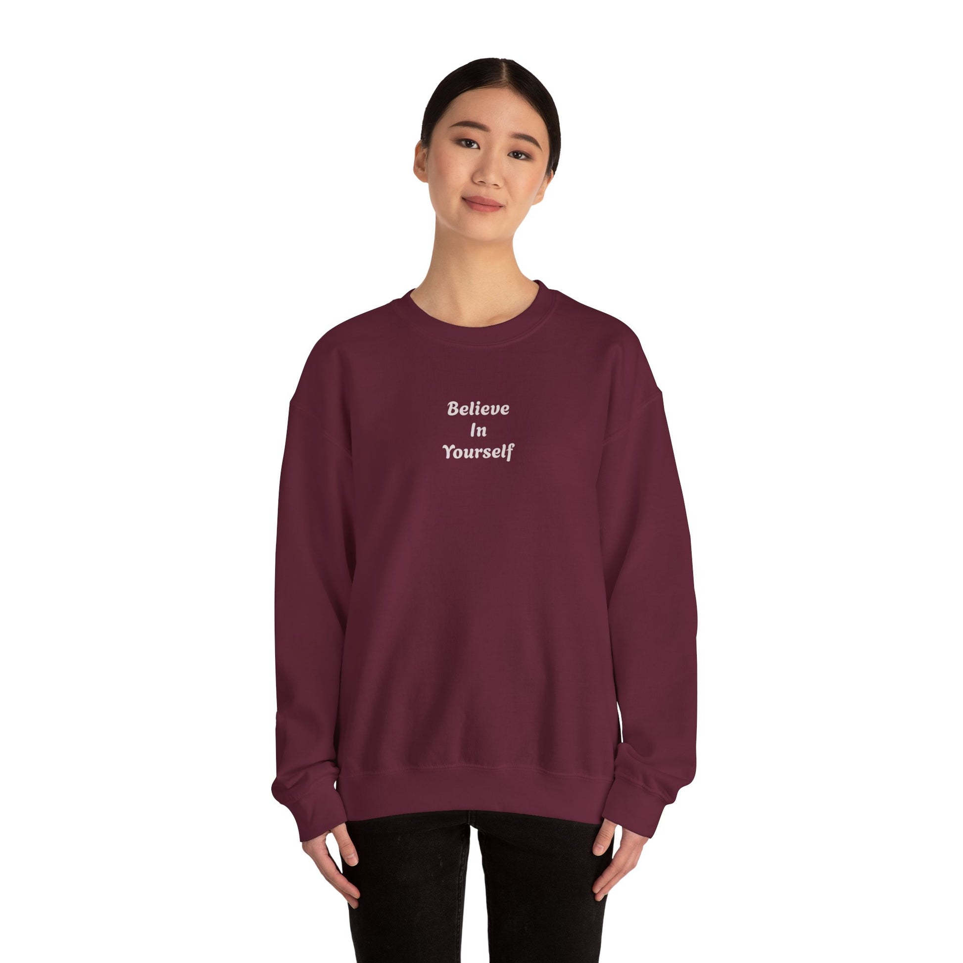 Unisex Motivational Hoodie - Believe In Yourself, Motivational Gift, Unisex Casual Wear, Cozy Style, Perfect for Everyday Wear, [...] - Wolf Aura Co