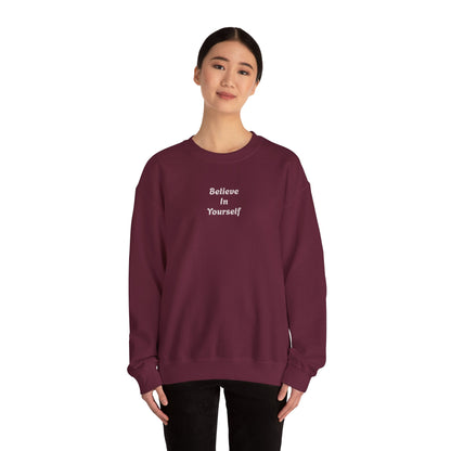 Unisex Motivational Hoodie - Believe In Yourself, Motivational Gift, Unisex Casual Wear, Cozy Style, Perfect for Everyday Wear, [...] - Wolf Aura Co