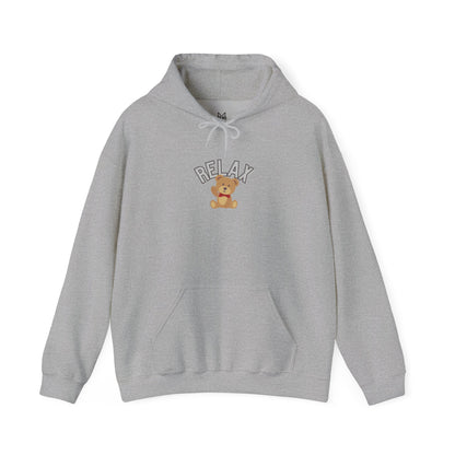 Teddy Bear Graphic Hoodie – Relaxation Sweatshirt for Men & Women - Wolf Aura Co