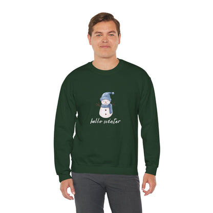 Let It Snow Sweatshirt – Cozy Winter Snowman Crewneck | Soft Cotton-Poly Winter Sweater