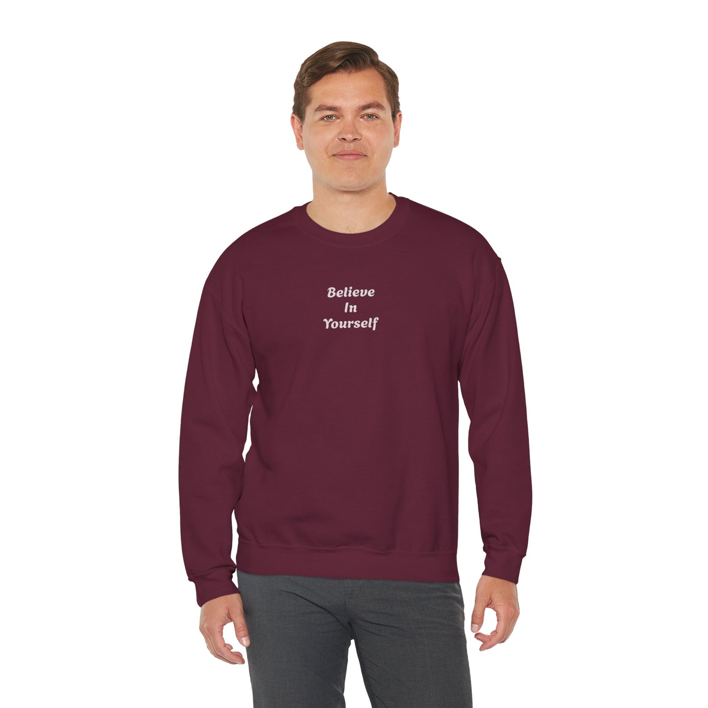 Unisex Motivational Hoodie - Believe In Yourself, Motivational Gift, Unisex Casual Wear, Cozy Style, Perfect for Everyday Wear, [...] - Wolf Aura Co