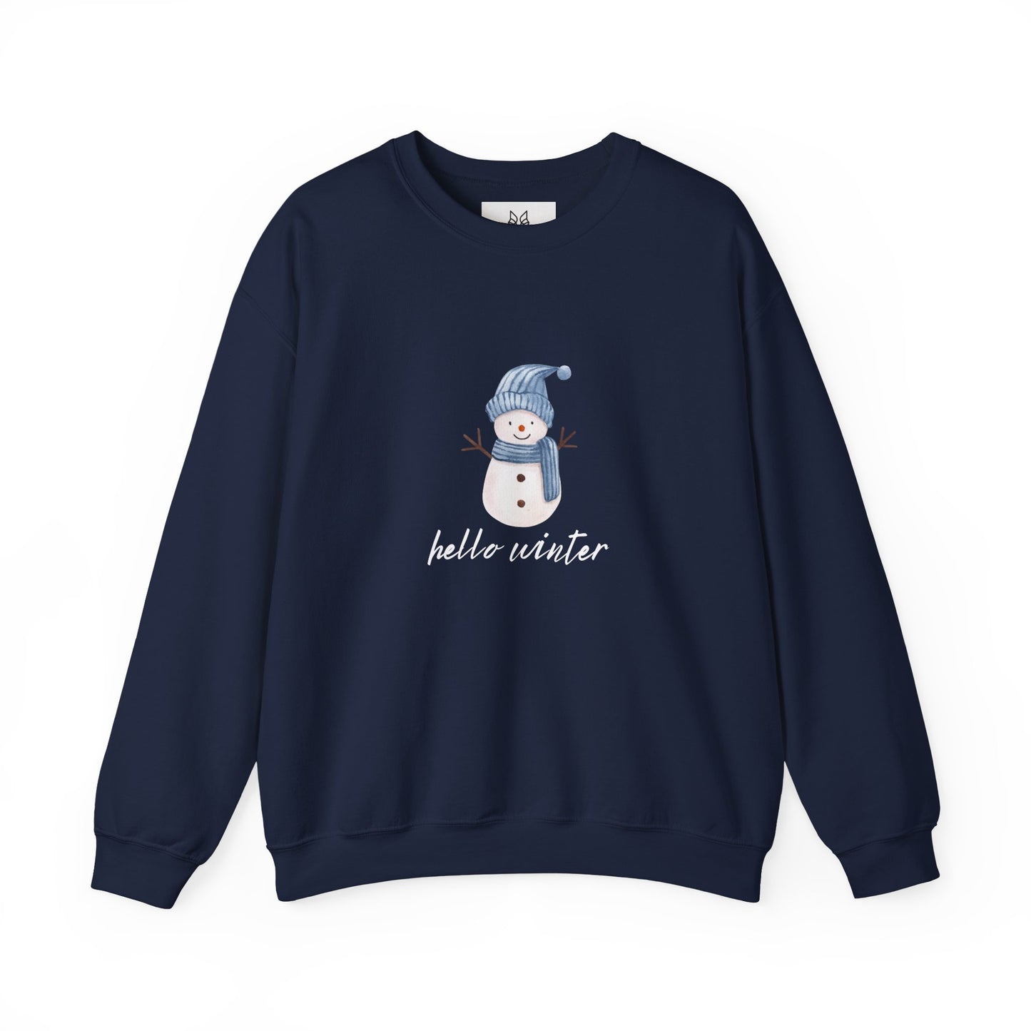Let It Snow Sweatshirt – Cozy Winter Snowman Crewneck | Soft Cotton-Poly Winter Sweater