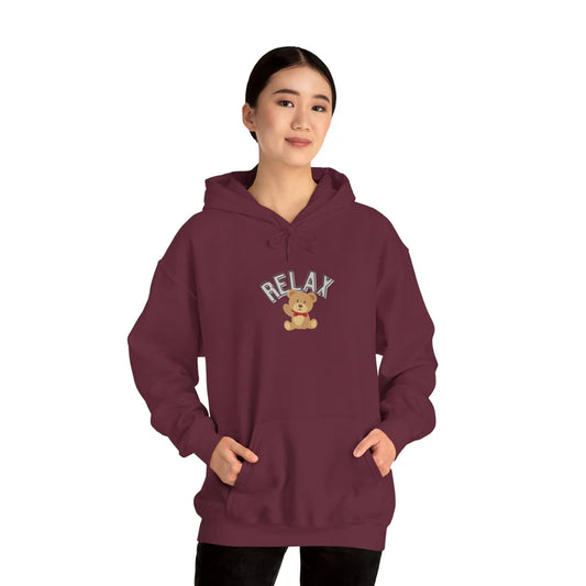 Teddy Bear Graphic Hoodie – Relaxation Sweatshirt for Men & Women