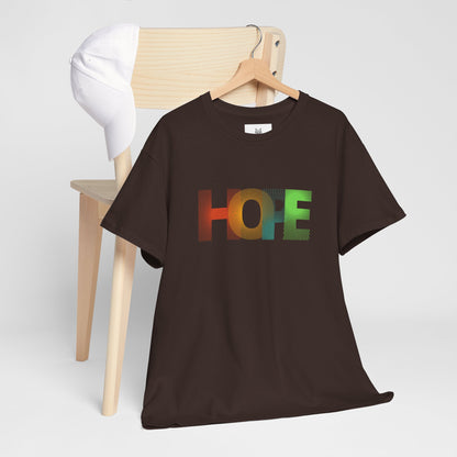 Unisex Hope Graphic Tee – Motivational Casual Wear - Wolf Aura Co