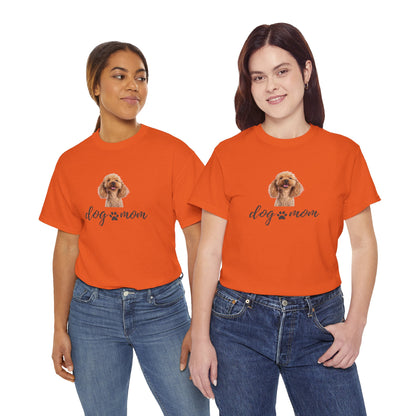 Dog Print Cotton T-Shirt – Cute Casual Tee for Dog Moms | Gift for Dog Lovers, Everyday Comfort, Pet Parent Apparel - Wolf Aura Co
