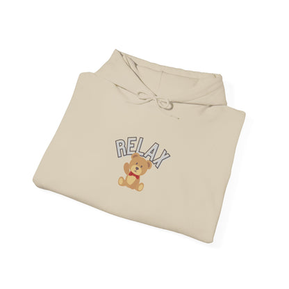 Teddy Bear Graphic Hoodie – Relaxation Sweatshirt for Men & Women - Wolf Aura Co