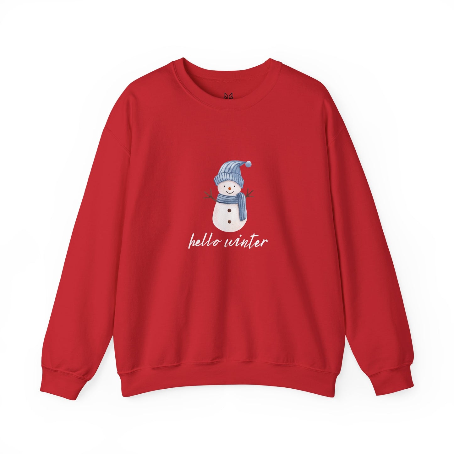 Let It Snow Sweatshirt – Cozy Winter Snowman Crewneck | Soft Cotton-Poly Winter Sweater