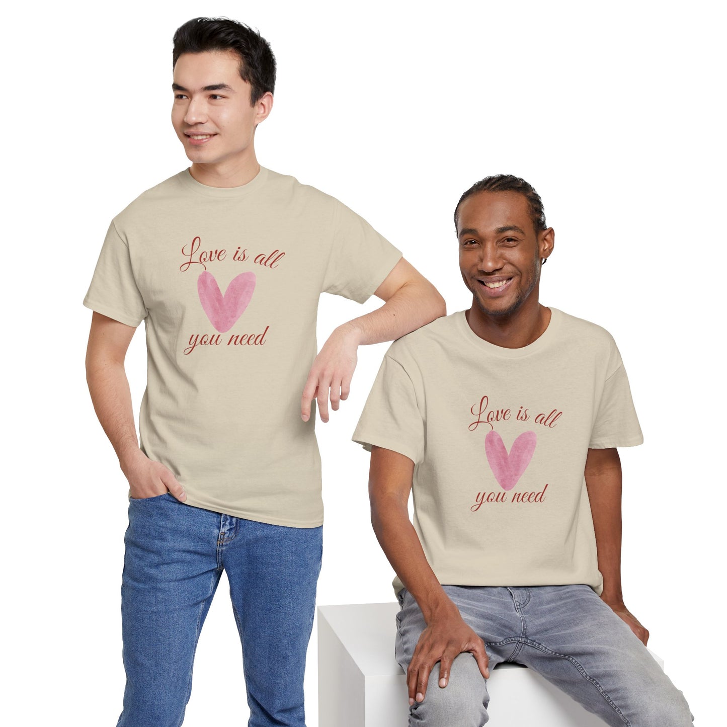Love Is All You Need Heart Tee — Romantic Valentine’s Day T-Shirt